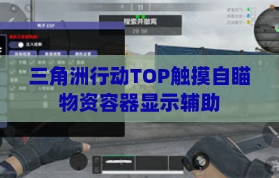 三角洲行动TOP触摸自瞄物资容器显示辅助