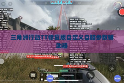 三角洲行动TT修复版自定义自瞄参数辅助器