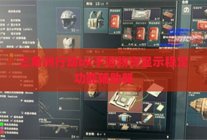 三角洲行动bk子追物资显示稳定功能辅助器