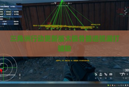 三角洲行动更新版太极骨骼透视漏打辅助